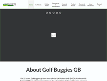 Tablet Screenshot of golfbuggies-gb.com